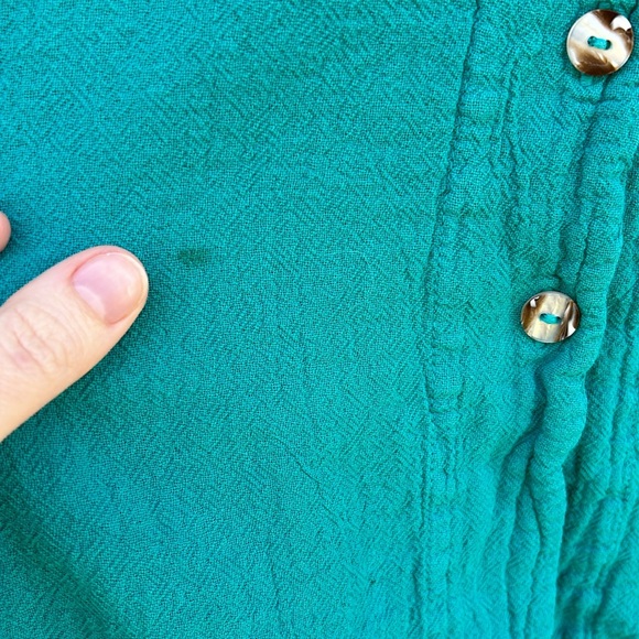 🌺MARIA DE GUADALAJARA 100% COTTON 3/4 Sleeve Tunic Top - Picture 6 of 6